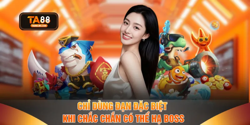 Chỉ dùng đạn đặc biệt khi chắc chắn có thể hạ boss