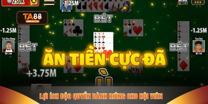 Lợi ích độc quyền dành riêng cho hội viên