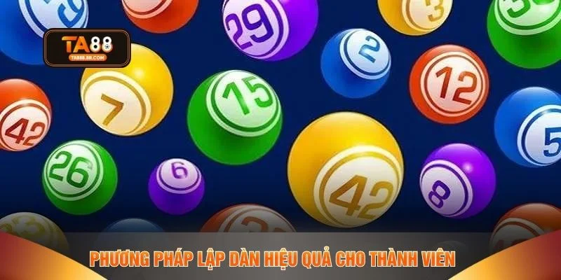 Phương pháp lập dàn hiệu quả cho thành viên